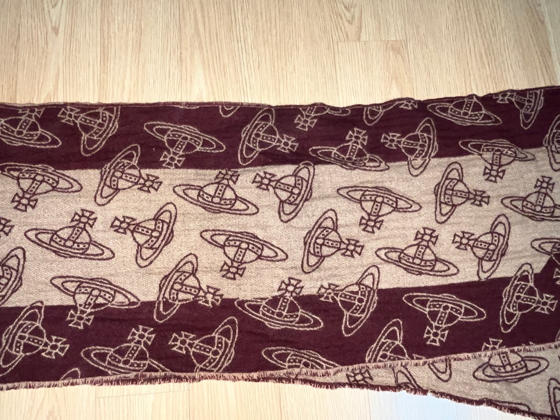 비비안웨스트우드 오브 패턴 머플러 목도리 상품이미지3