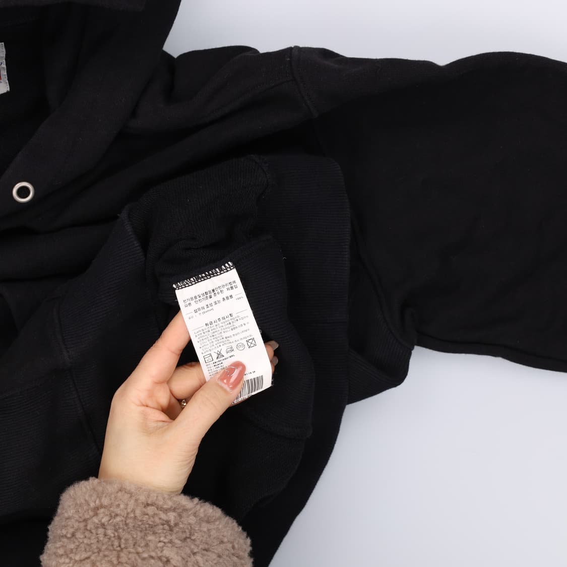 [L] 커버낫 스몰로고 어센틱 후드티 0108J 상품이미지5