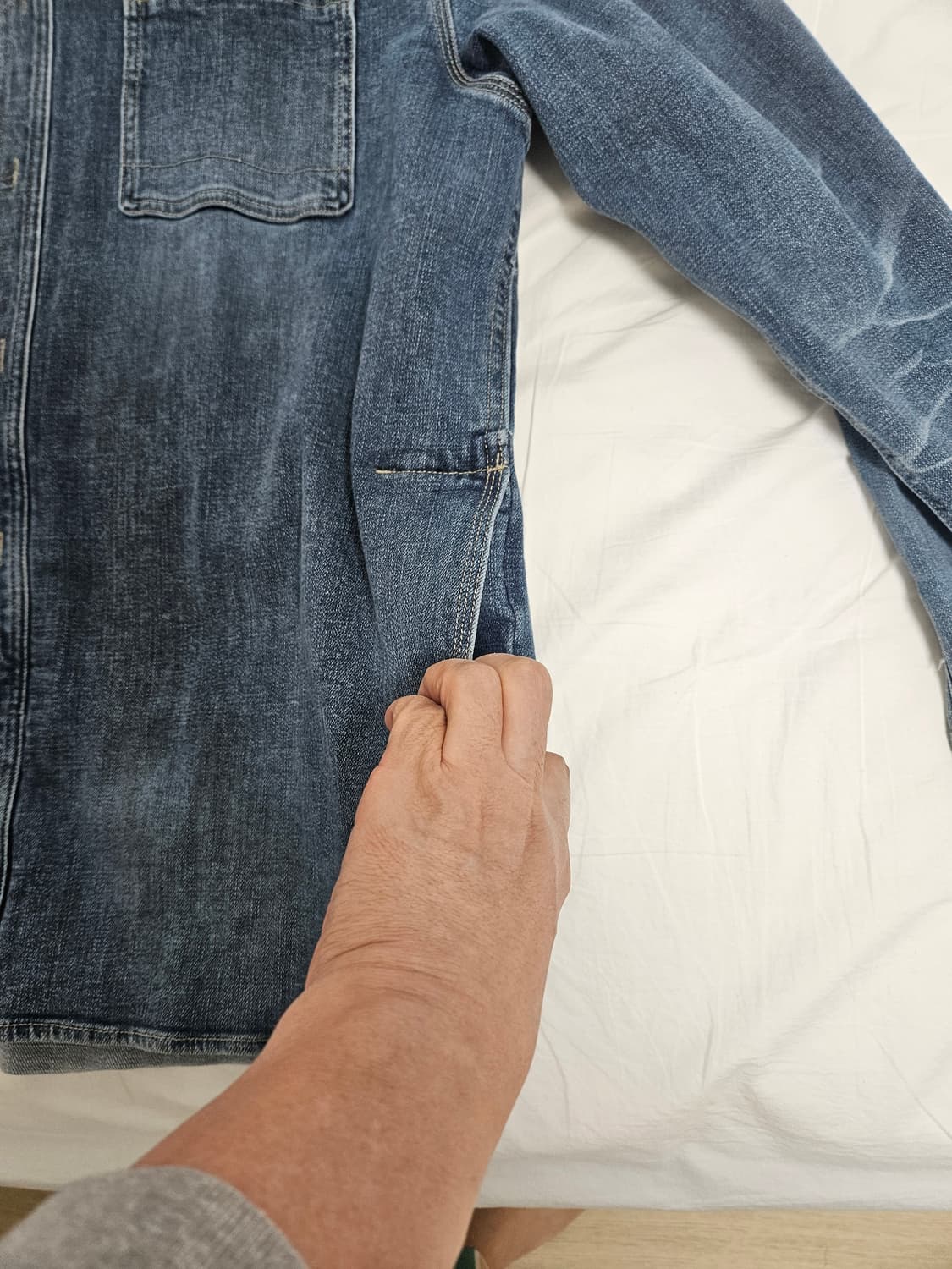 시리즈 데님 셔켓 상품이미지6