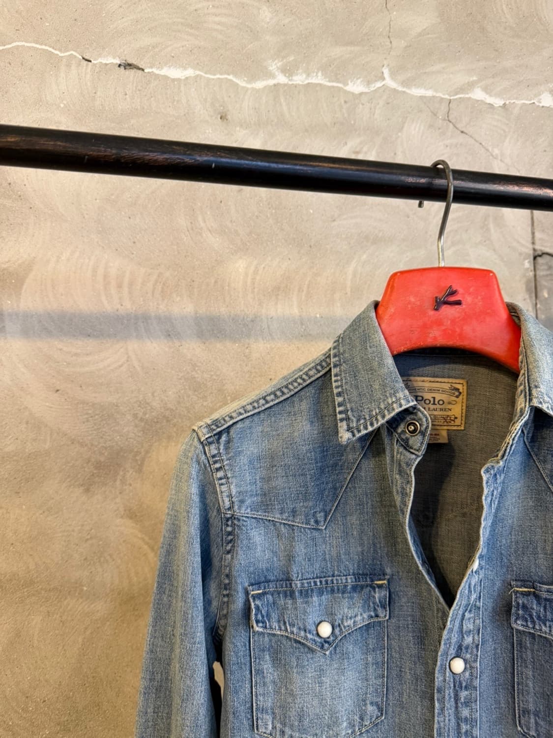 폴로 랄프로렌 데님 셔츠 슬림100 상품이미지4