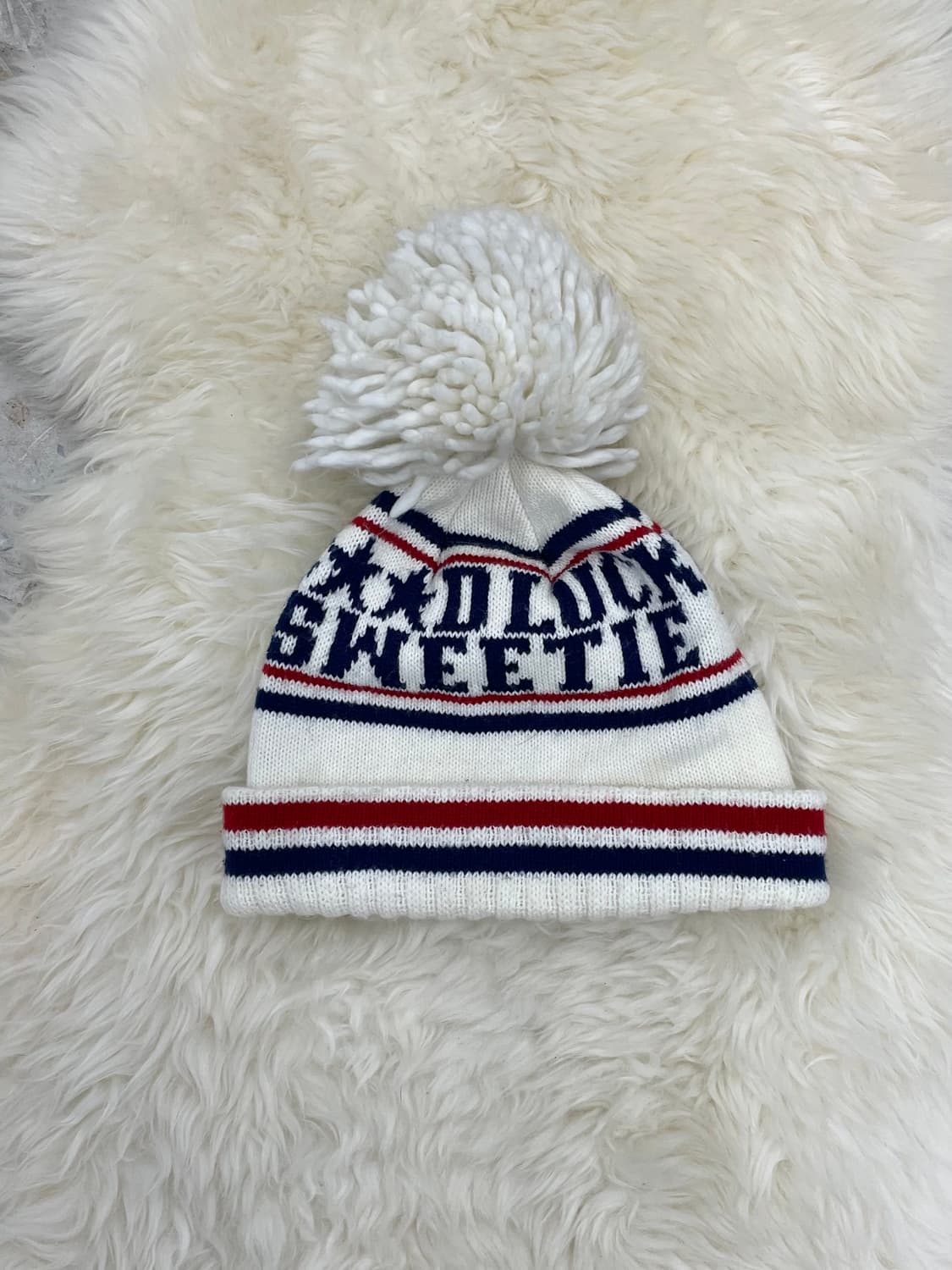 윈터모리 레터링 방울 비니 뉴진스깔 상품이미지3