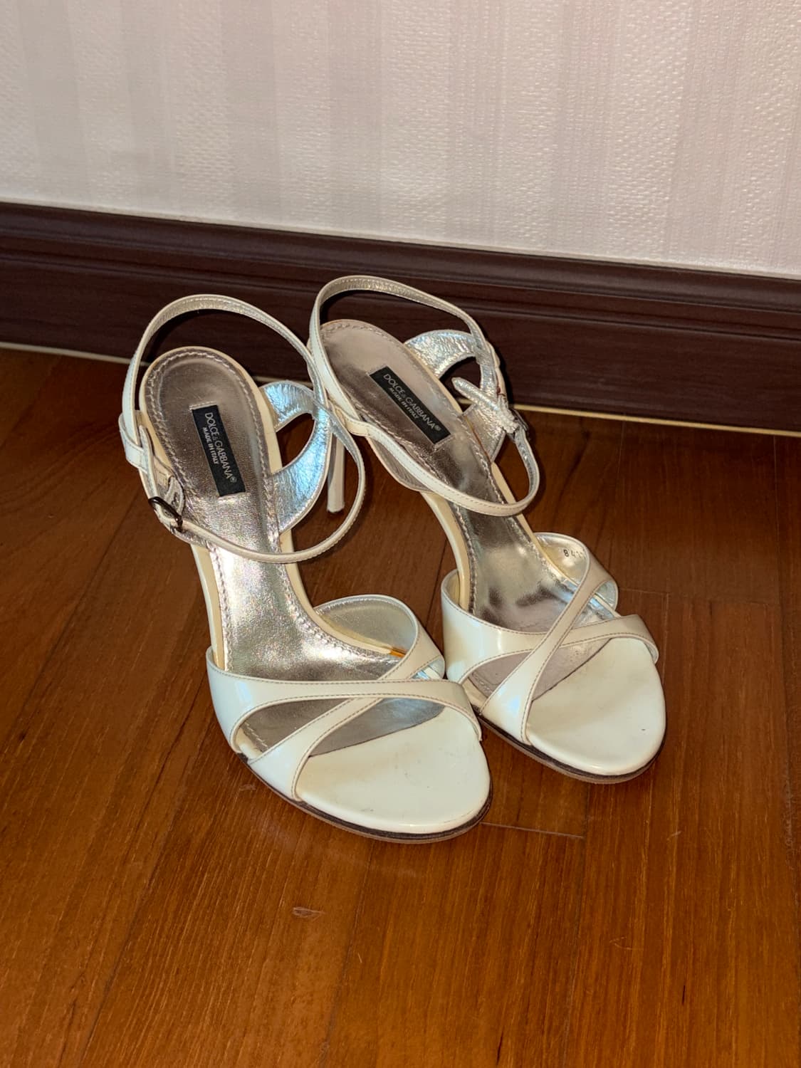 돌체앤가바나 빈티지 키튼 힐 샌들 38 상품이미지1