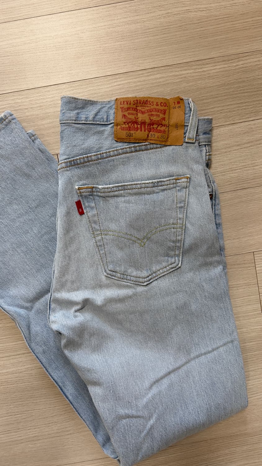 리바이스 501 연청 30x30 상품이미지1