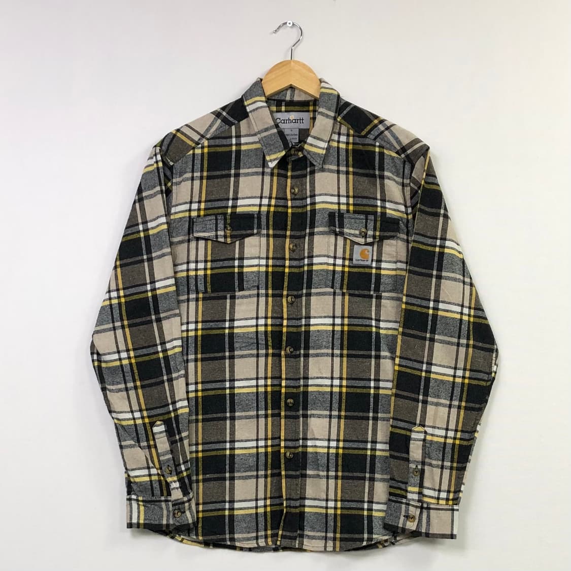 L 칼하트 체크 남방 상품이미지2