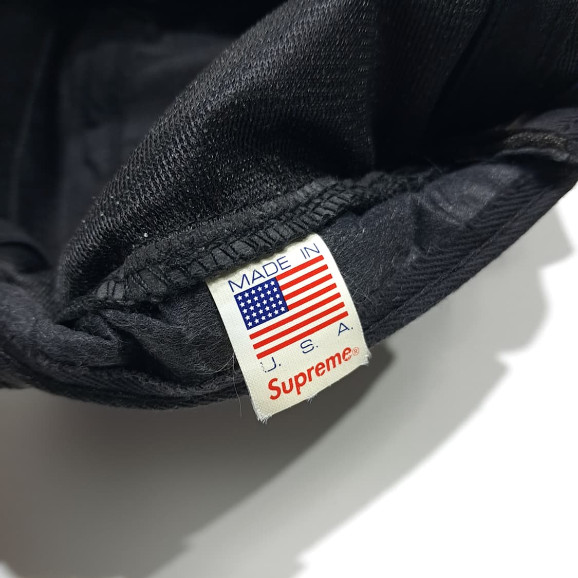 CL970 슈프림 미국판 히든포켓 블랙 캠프캡 모자 상품이미지8
