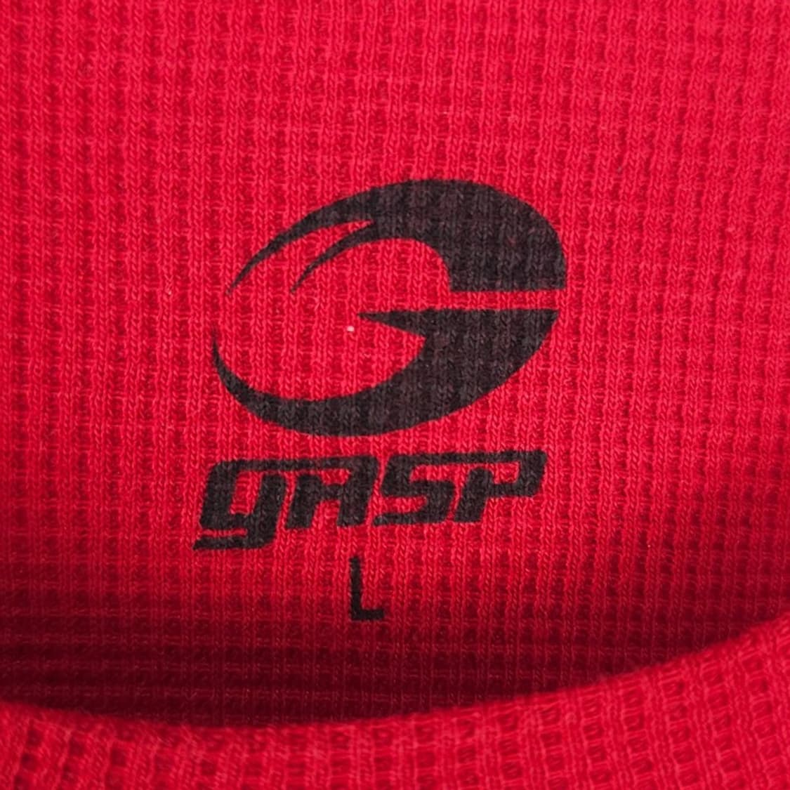 [GASP 가스프] 빅로고 그래픽 오버핏 반팔티 레드 M20995 상품이미지8