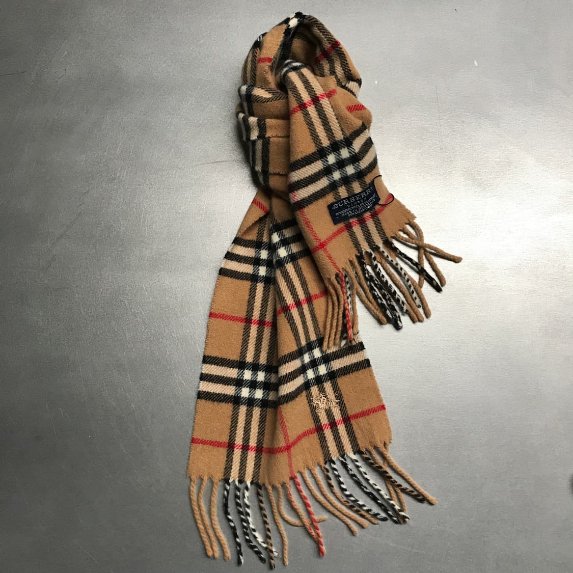 버버리 정품 메리노/캐시미어 머플러 베이지 상품이미지1