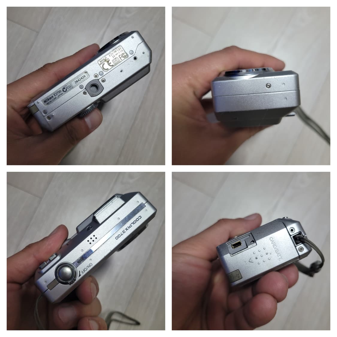 니콘 Coolpix 3700 디지털 카메라 + 배터리 상품이미지4