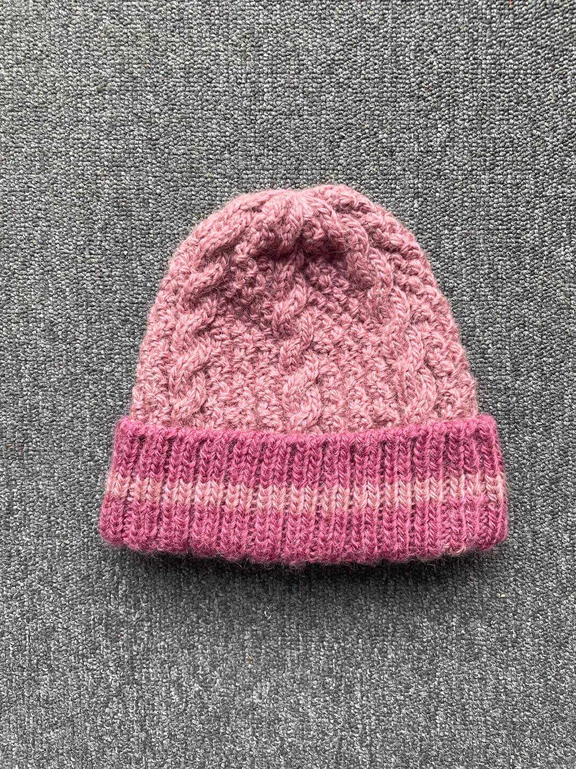 Pink knit beanie 상품이미지2
