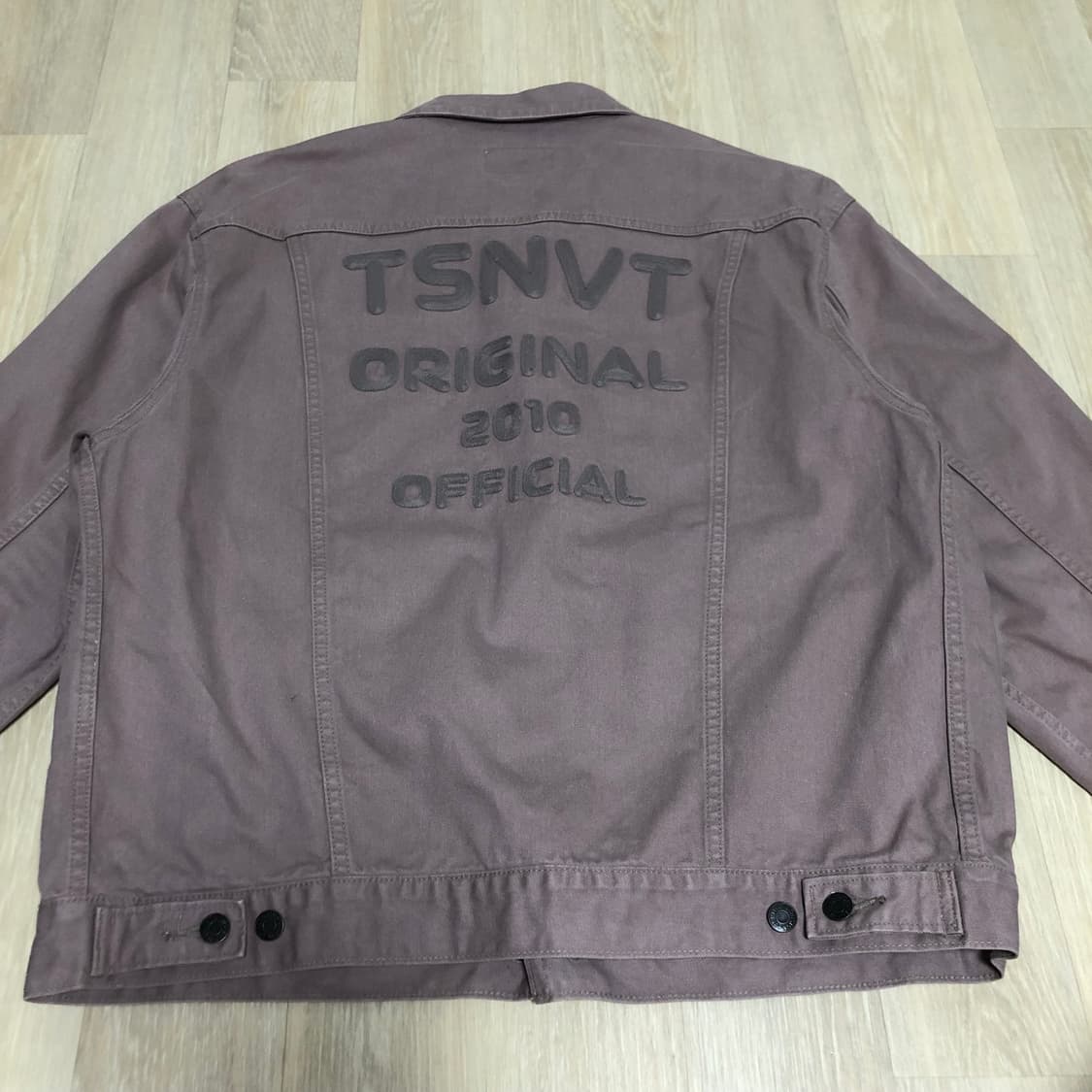 (XL) 디스이즈네버댓  TSNVT 트러커 자켓 더스티 핑크 상품이미지2
