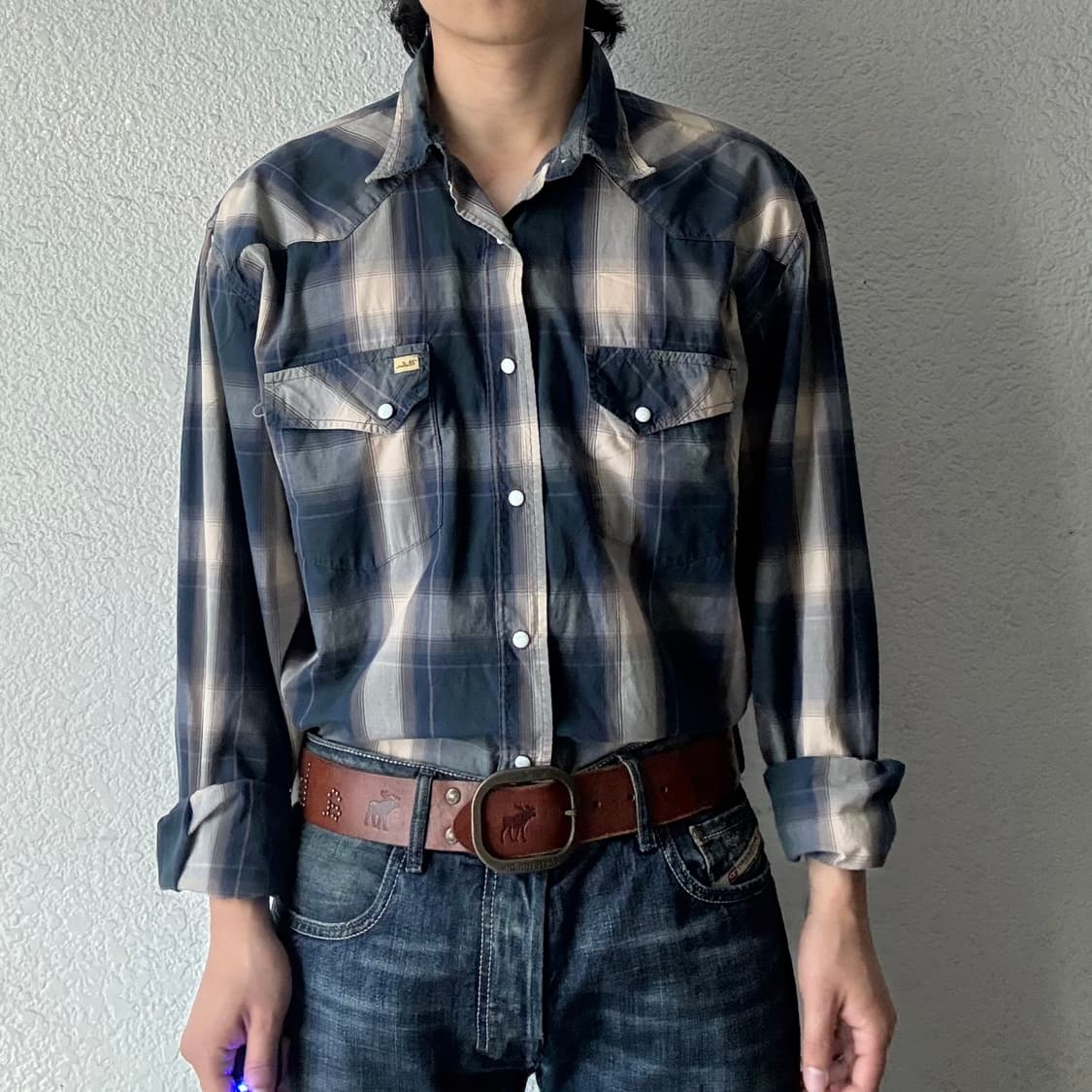 Larry Mahan Cowboy Check Shirt 상품이미지1