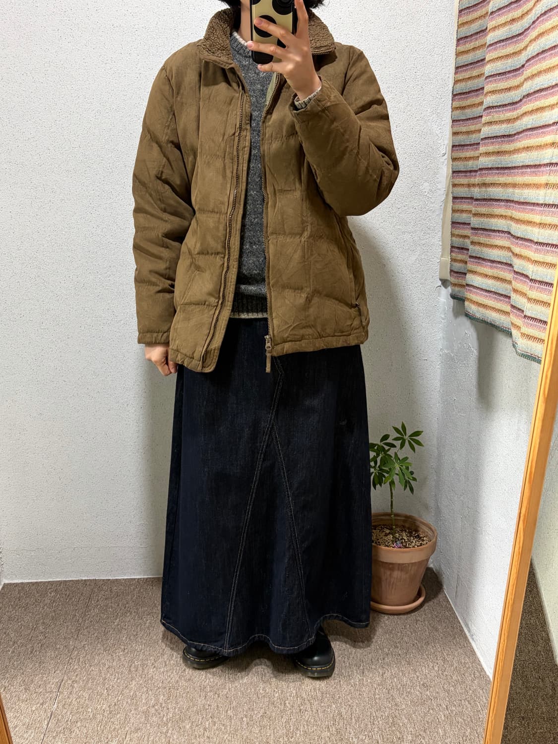 엘엘빈 스웨이드 패딩 점퍼 상품이미지3