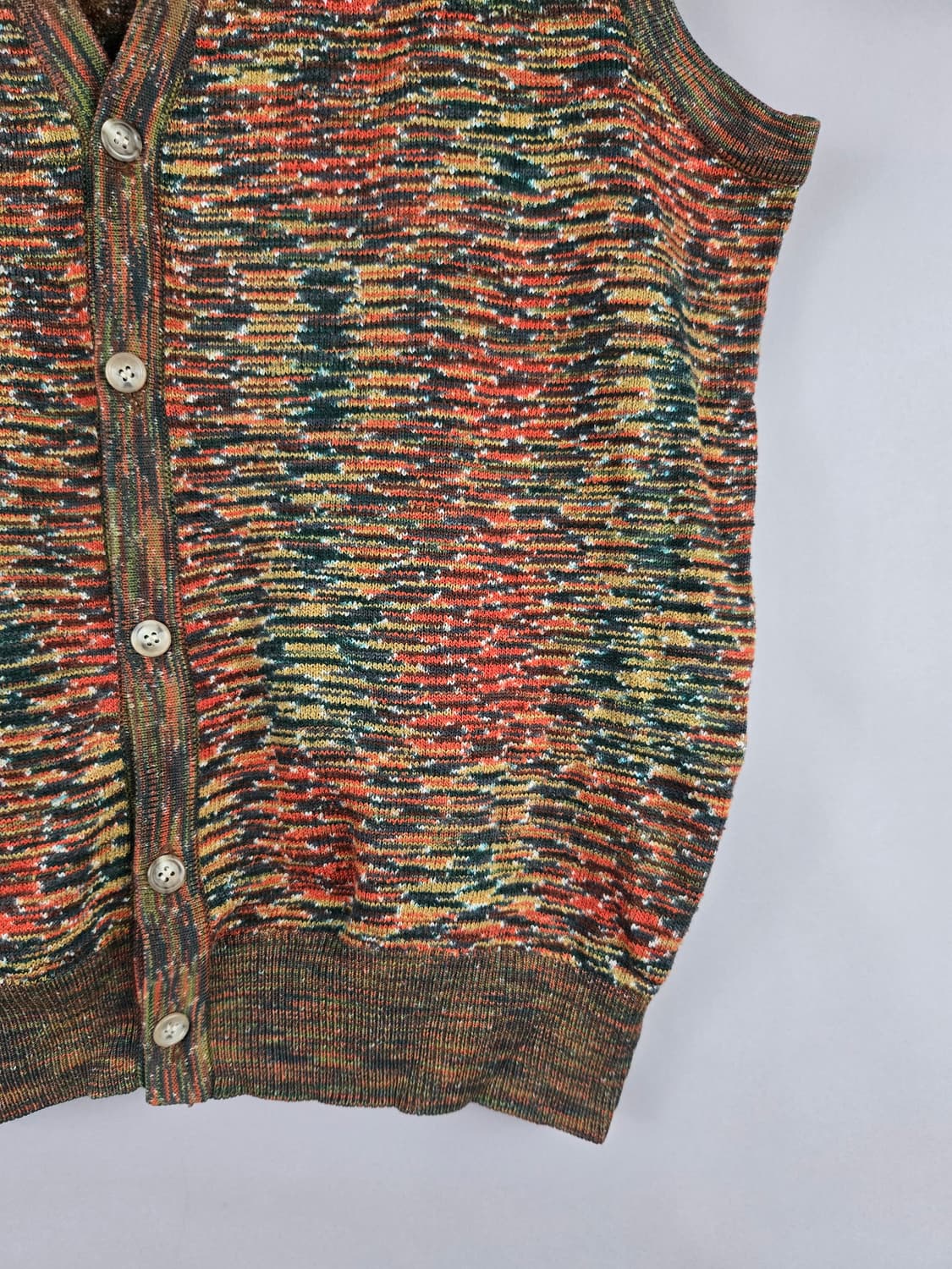 [무료배송]Missoni 미쏘니 남성 울100 니트 베스트 조끼 정품 상품이미지4