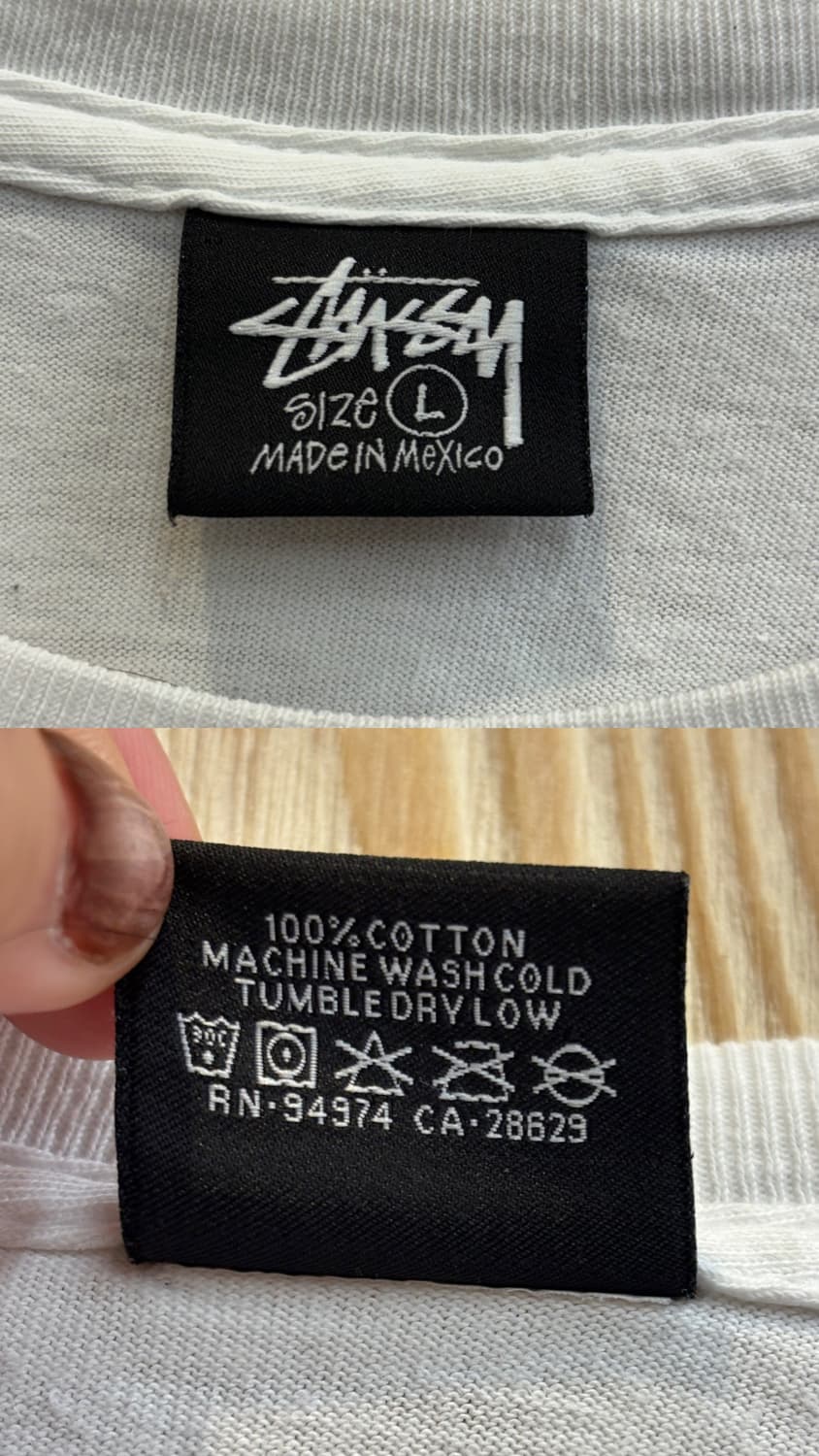 스투시x아워레가시 서프맨 피그먼트 다이드 반팔 상품이미지10