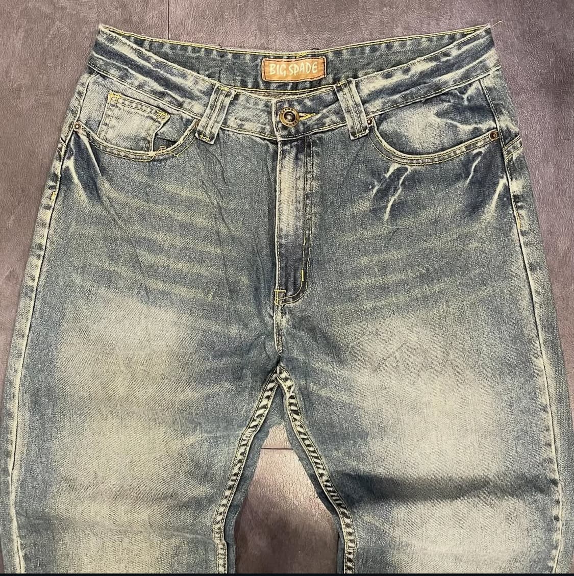 [IM] jean Big Spade jieans 힙합데님 자수 워싱 팬츠 상품이미지7