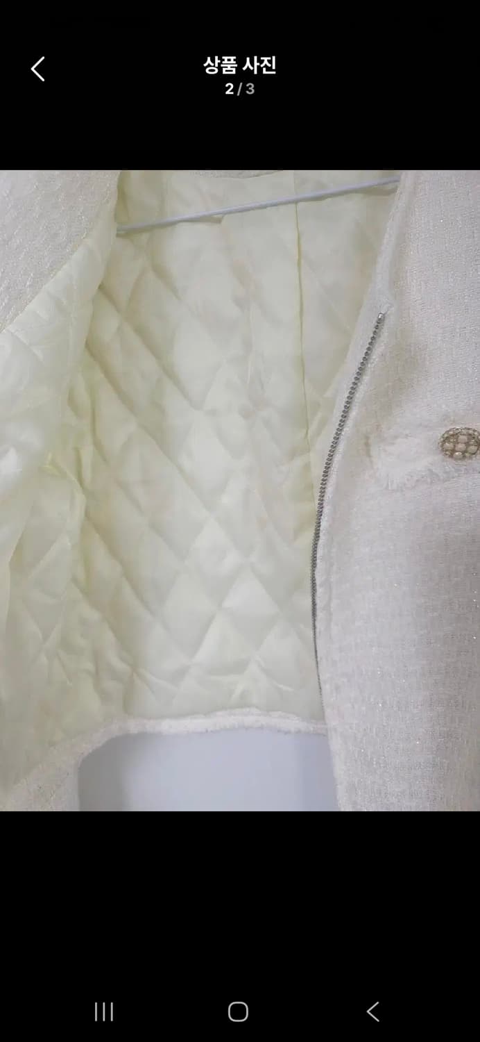 착샷첨부/리리앤코 누빔트위드자켓ㅡ겨울까지 입는 부드러운 트위드 자켓 상품이미지2