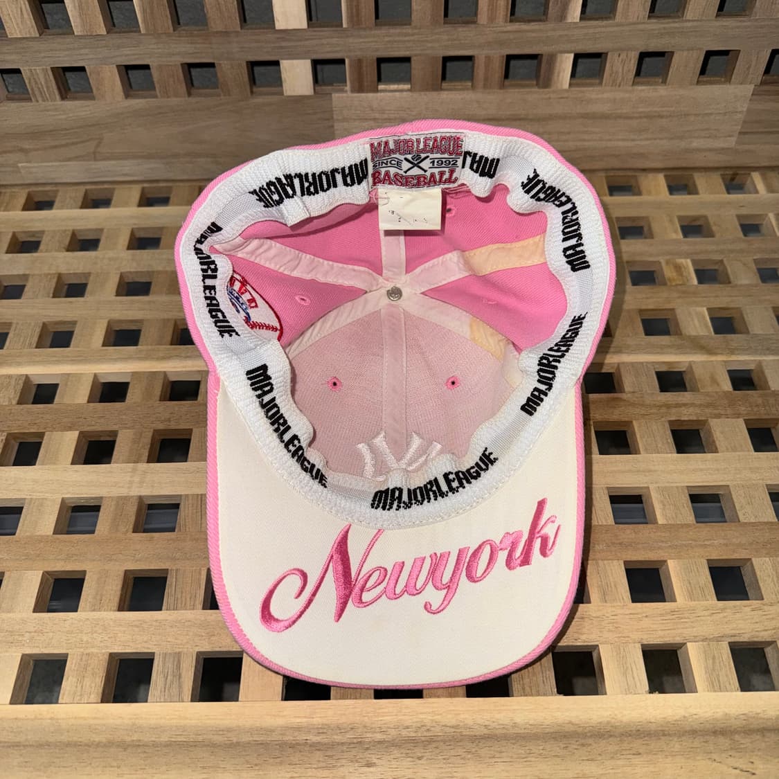 mlb 뉴욕 양키스 핑크 캡 상품이미지5