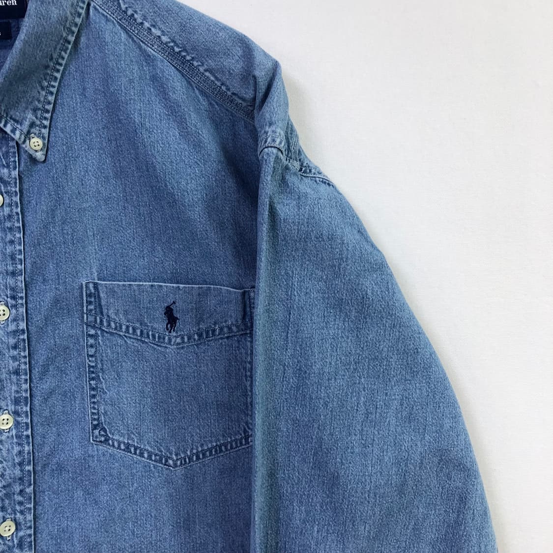 Xxl 폴로 데님 셔츠 상품이미지4