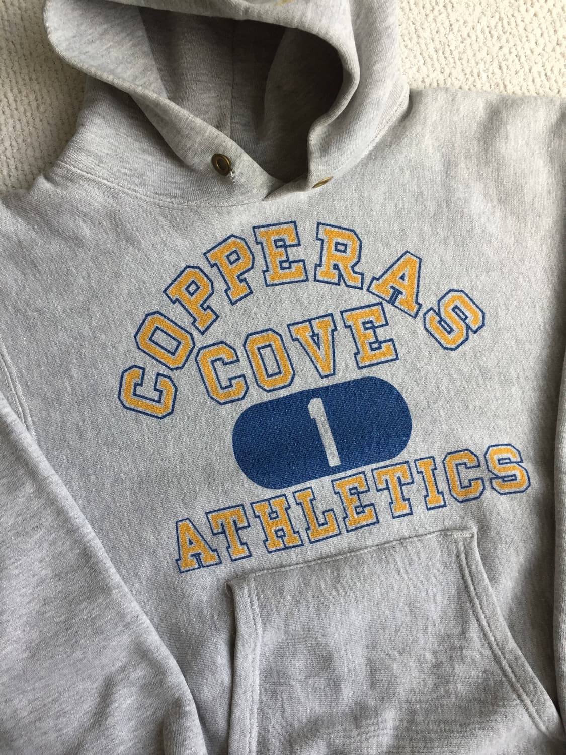 70‘s usa champion reverse weave hoodie 상품이미지3