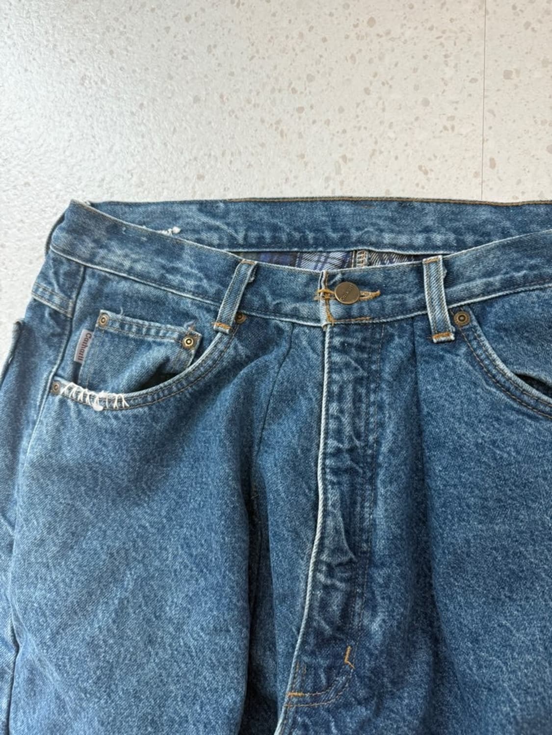 칼하트 레더패치 데님팬츠 상품이미지8