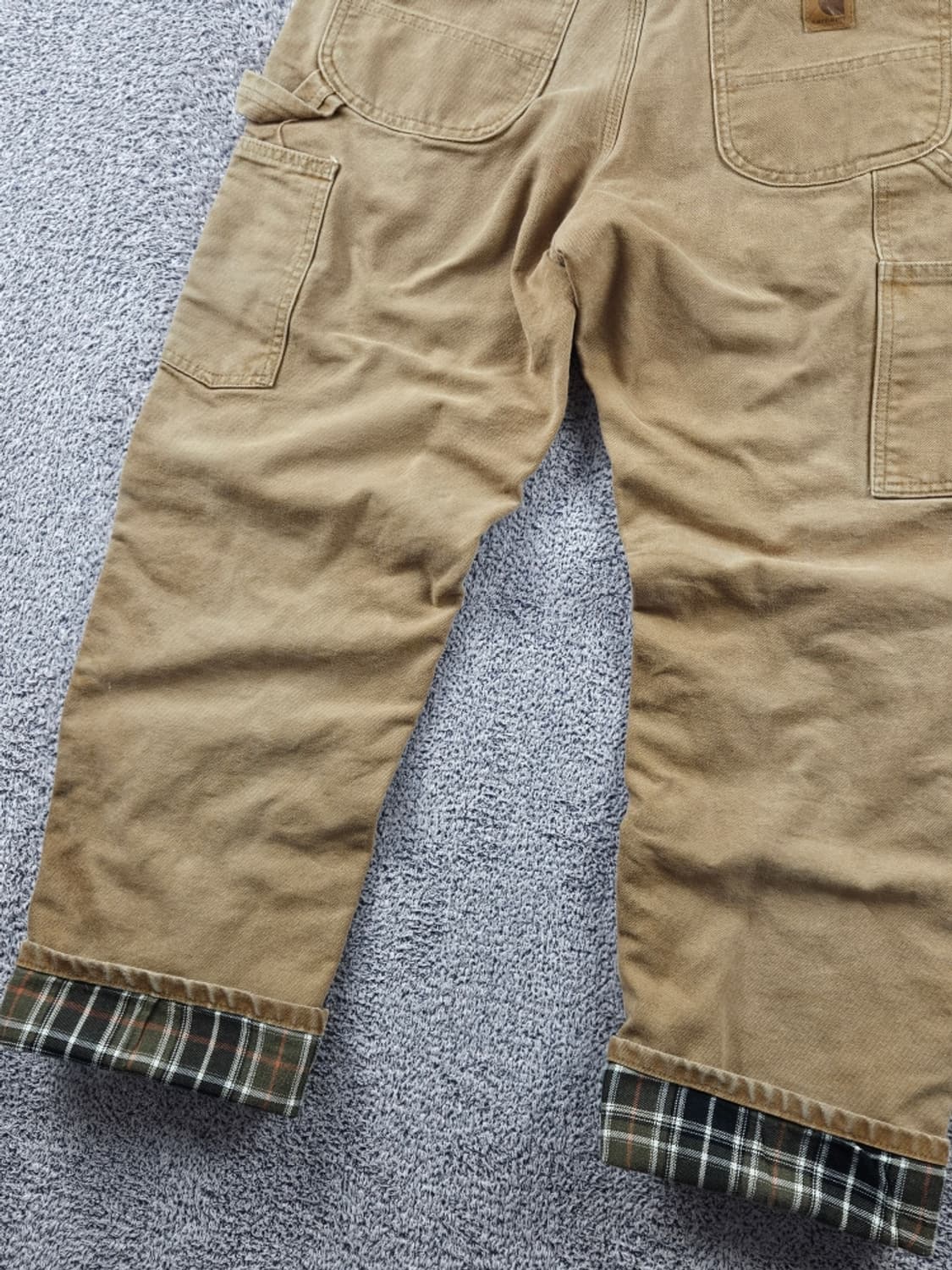 칼하트 헤비플란넬 덕 캔버스 카펜터 워크팬츠 ( 29X32 )/11103 상품이미지10