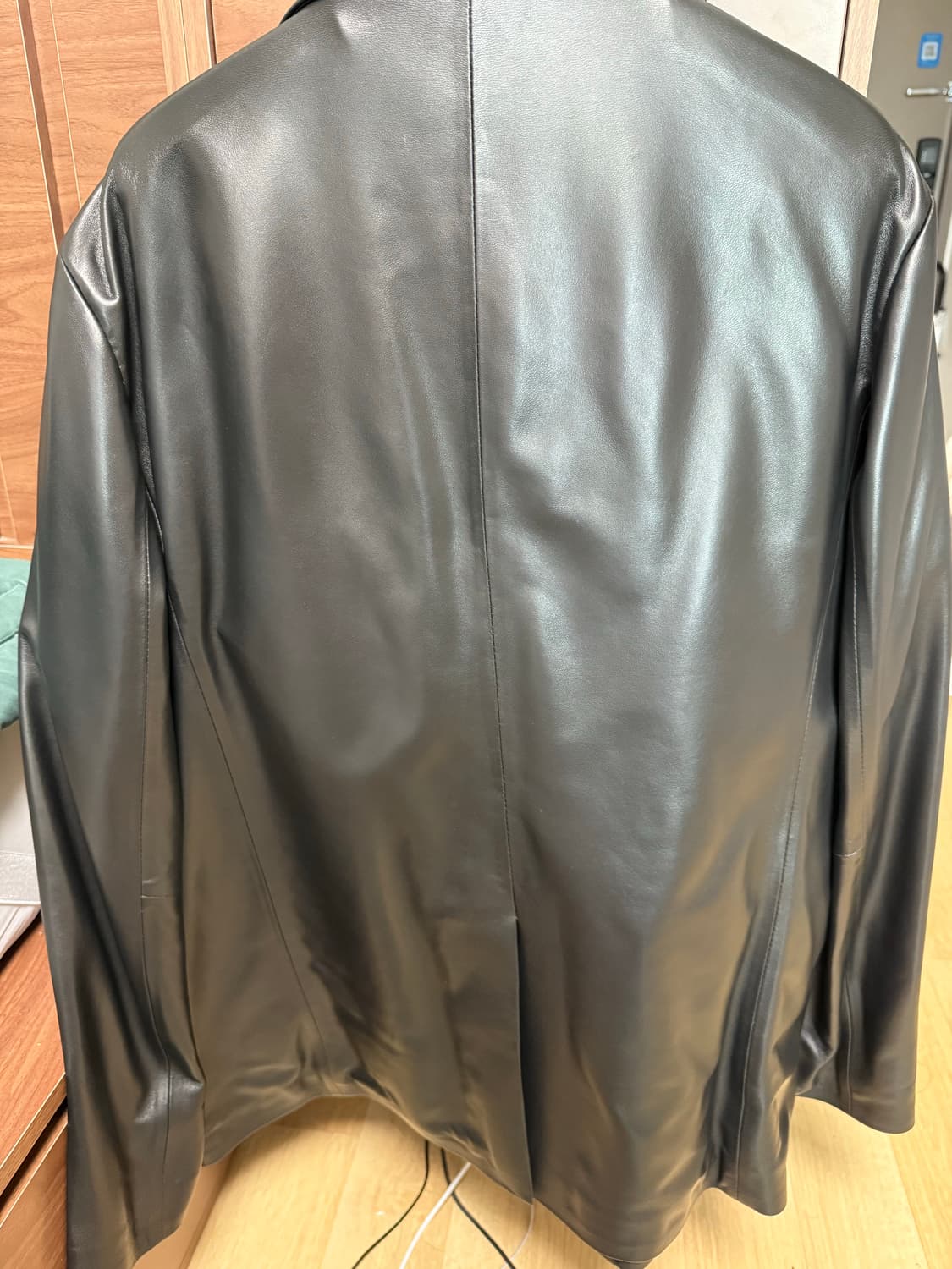 도프제이슨 오버핏 램스킨 블레이저 자켓 M 상품이미지3