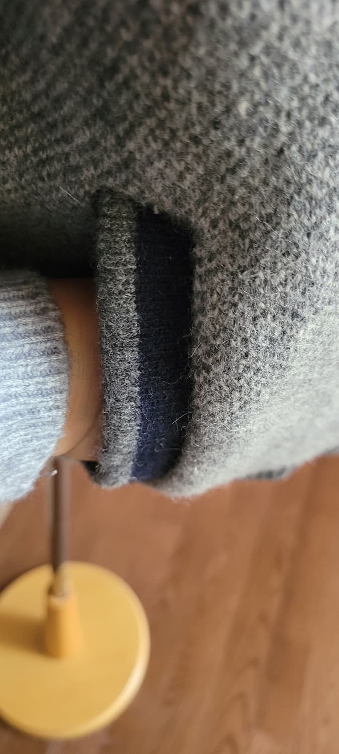 (남성110사이즈) 장미쉘바스키아 니트가디건집업(모80%) 상품이미지5