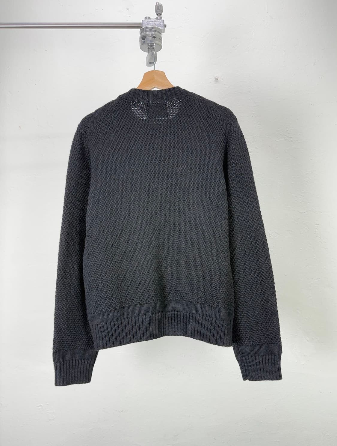 언더커버 13aw 블랙 와프스 투포켓 니트 스웨터 상품이미지6