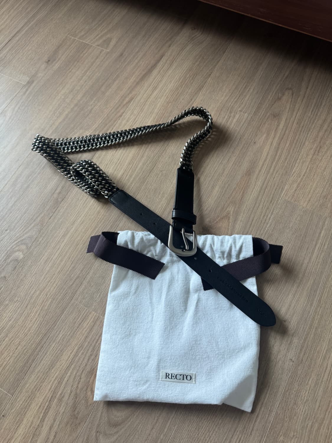 렉토 체인 위빙 벨트 판매 상품이미지1