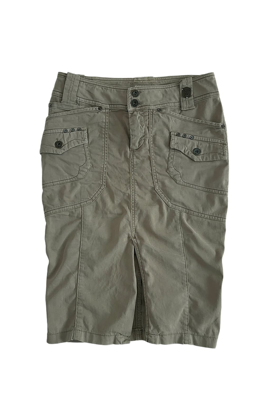 디젤 미디 스커트 베이지컬러 상품이미지1