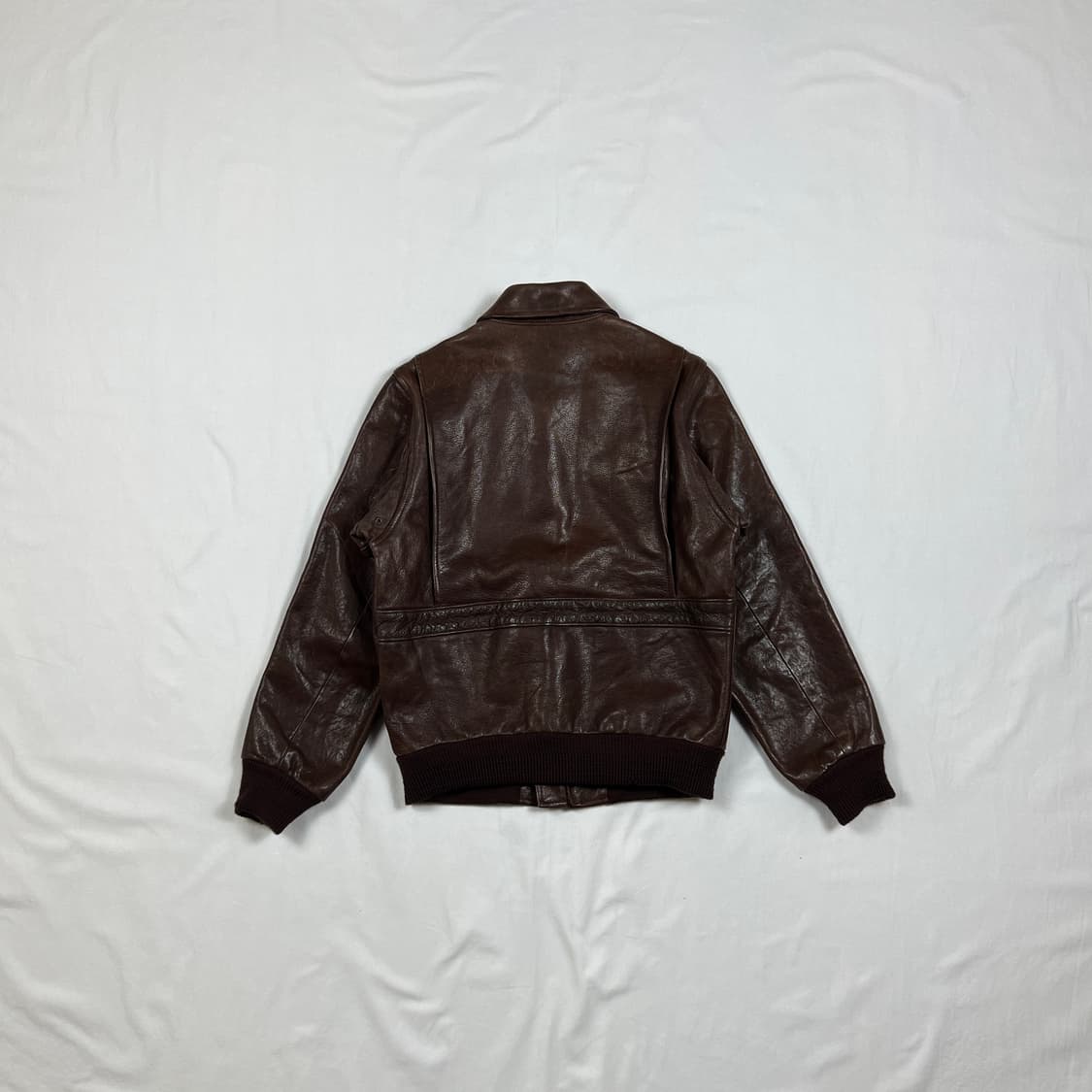 90’s 폴로랄프로렌 카우레더 a-2 가죽자켓 상품이미지8