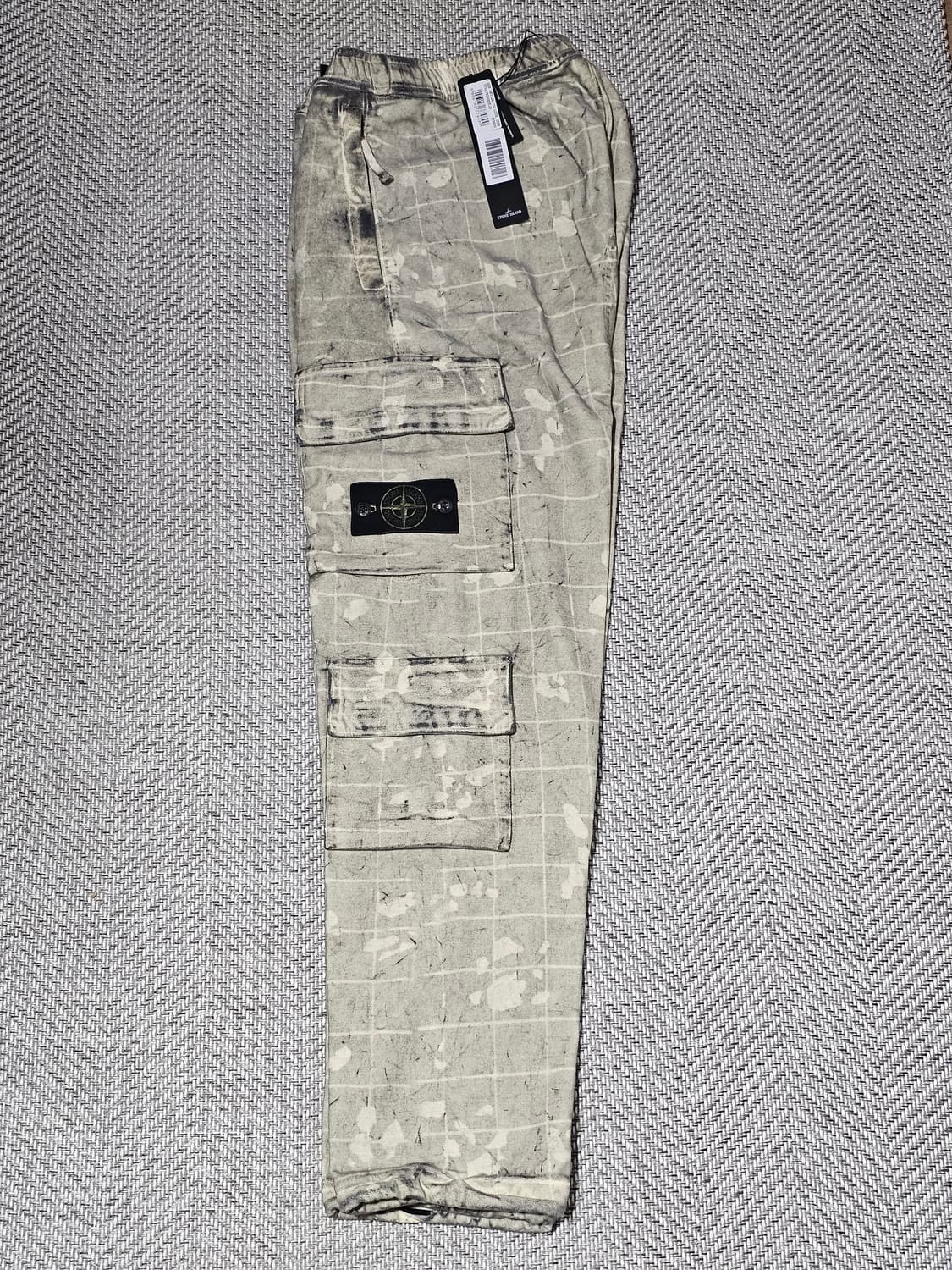 스톤아일랜드 더스트 컬러 길 리 레이저 카모 카고 팬츠 (새 상품) 상품이미지3