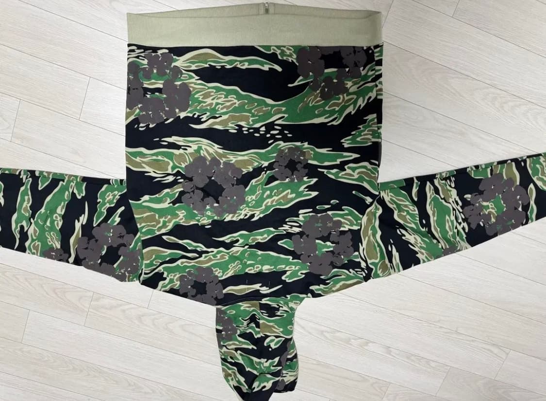 데님티어스 타이거 카모 후드집업 상품이미지2