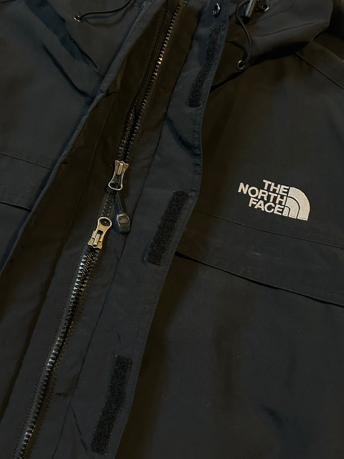 노스페이스 투웨이 나일론 후드 바람막이 자켓 블랙 상품이미지3