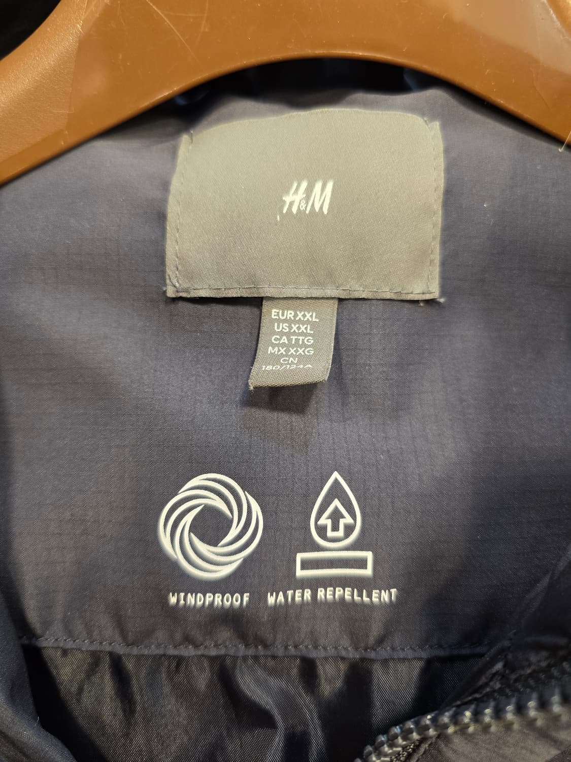 H&M 남성 후드 패딩 XXL(110~115) 상품이미지7