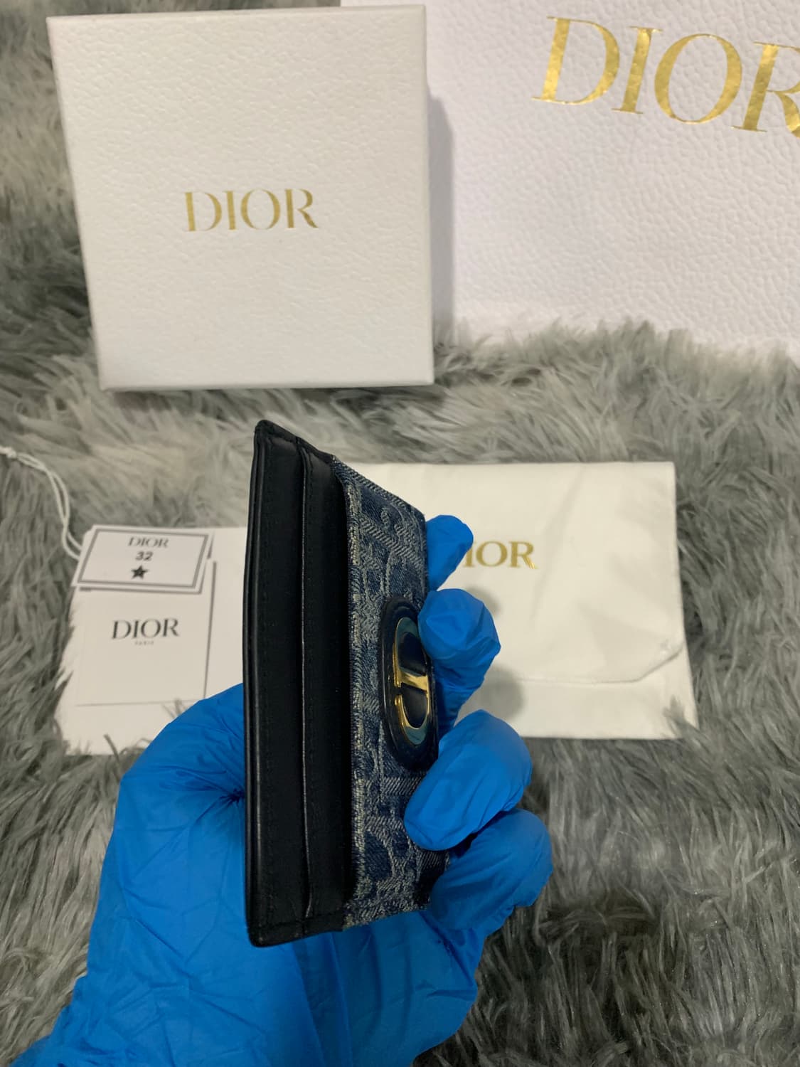 디올 CD 몽테인 30 오블리크 카드지갑   상품이미지7