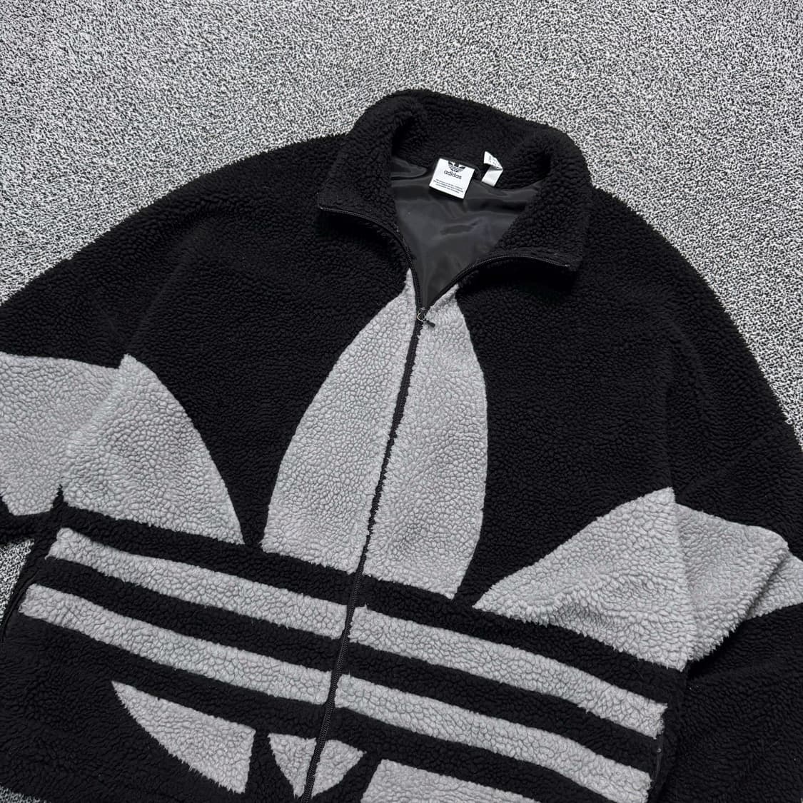 Name : 아디다스 빅로고 오버핏 빅사이즈 쉐르파 후리스 :)  상품이미지2