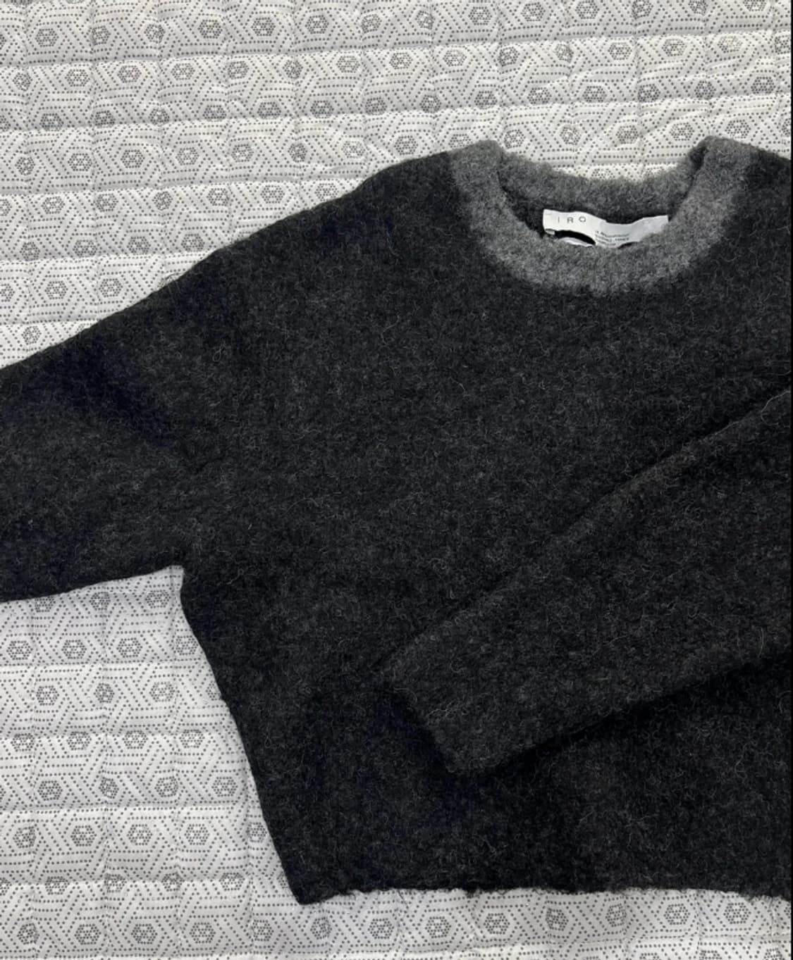 이로 IRO 회색 알파카 오버핏 니트 ~55 상품이미지1