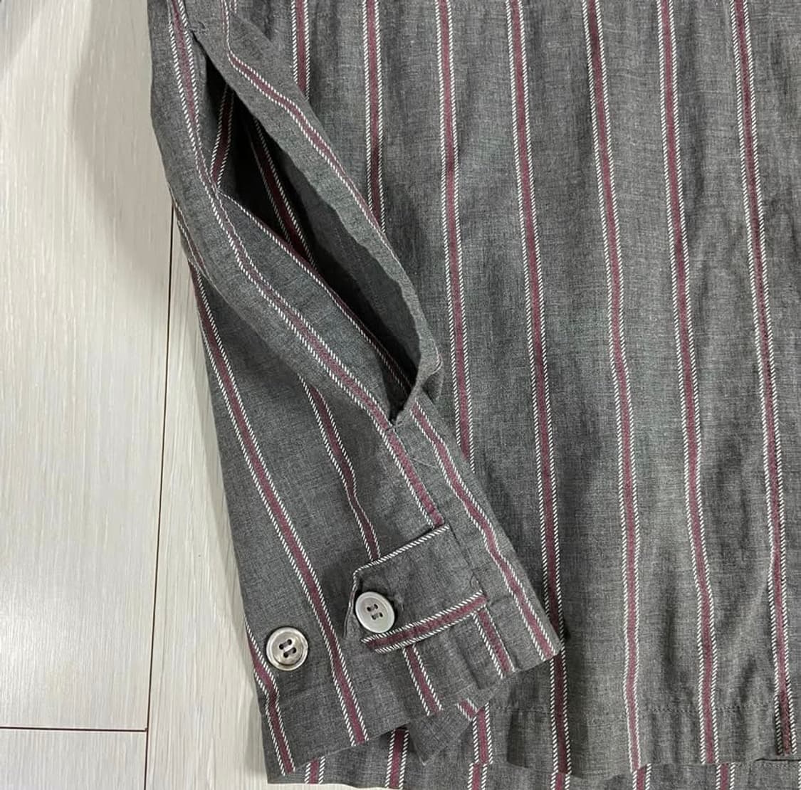 [OS] AD1994 꼼데가르송 옴므 셔츠 블루종 자켓 상품이미지2