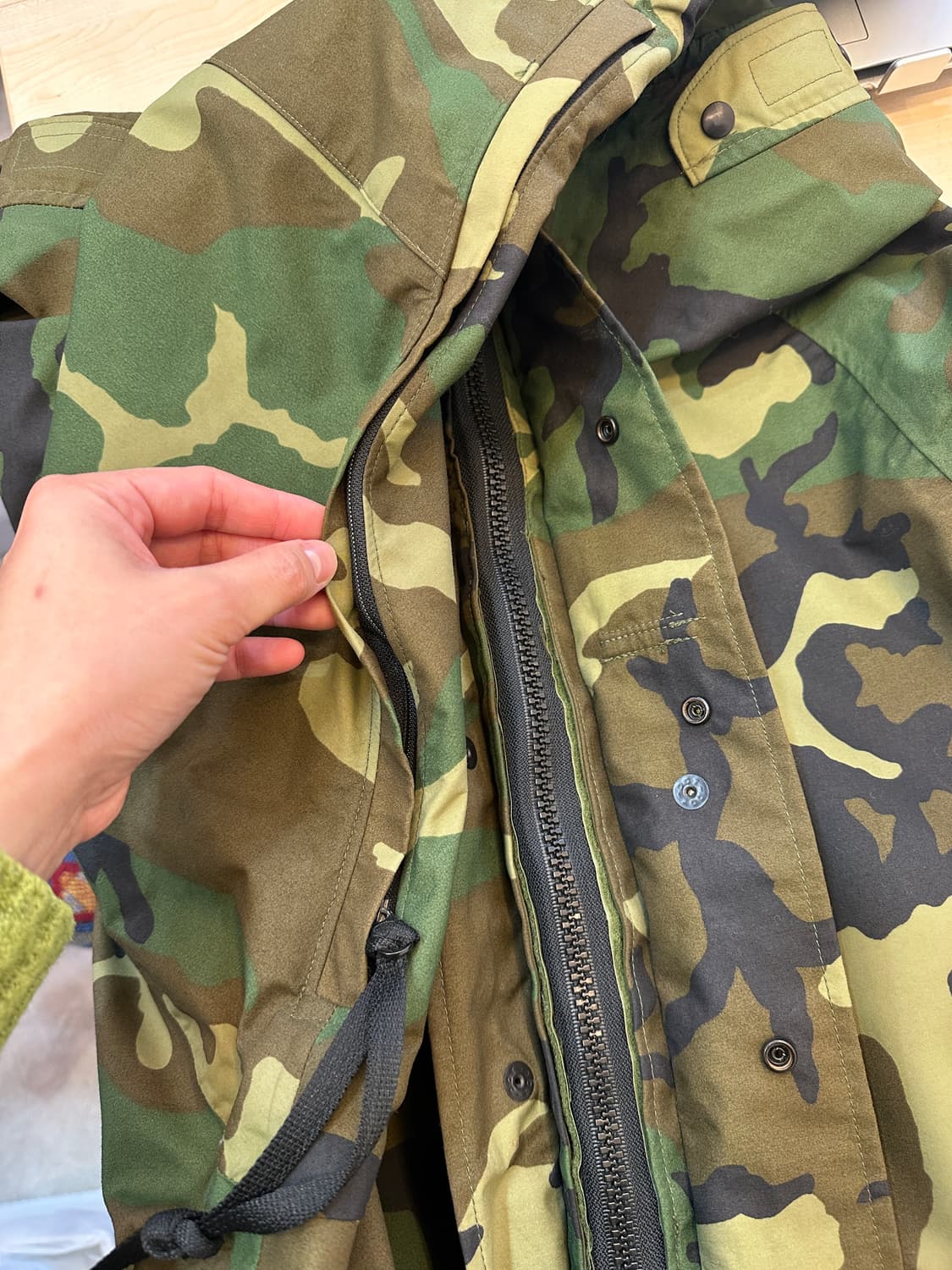 미군 tennessee apparel 카모플라주 자켓 상품이미지5