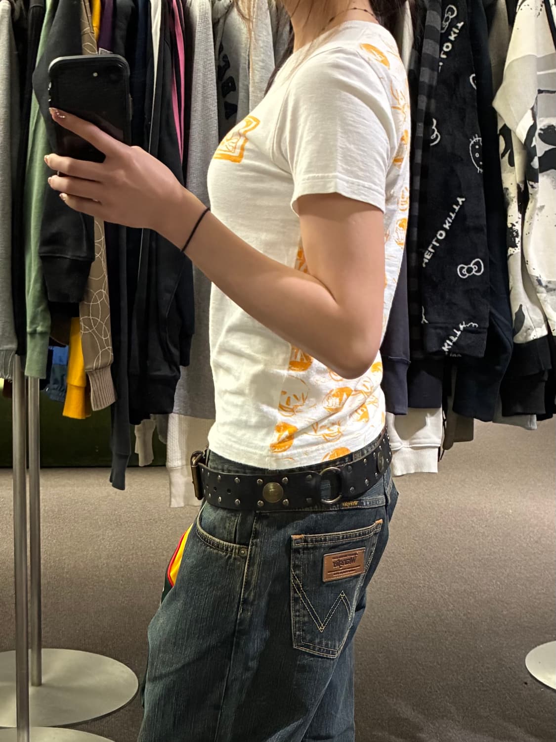 L) 히스테릭 글래머 POISON CAUTION 반팔티셔츠 상품이미지3