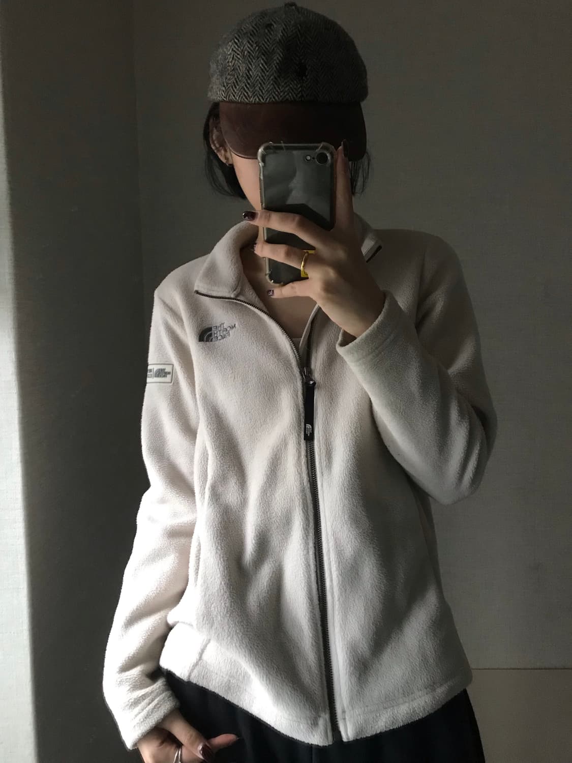 노페 아이보리 후리스 상품이미지1