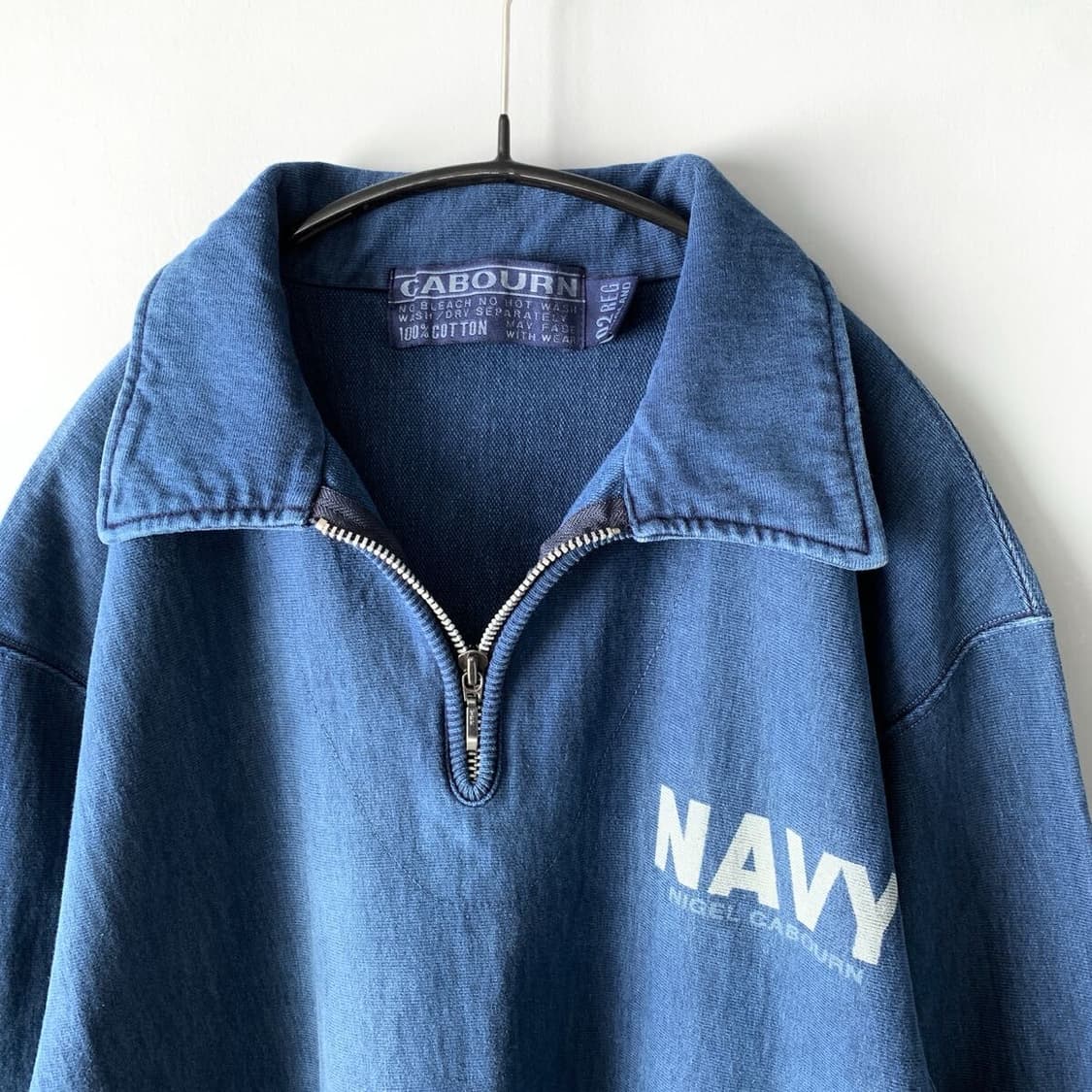 나이젤카본 인디고 풀오버 하프집업 스웻셔츠 상품이미지2