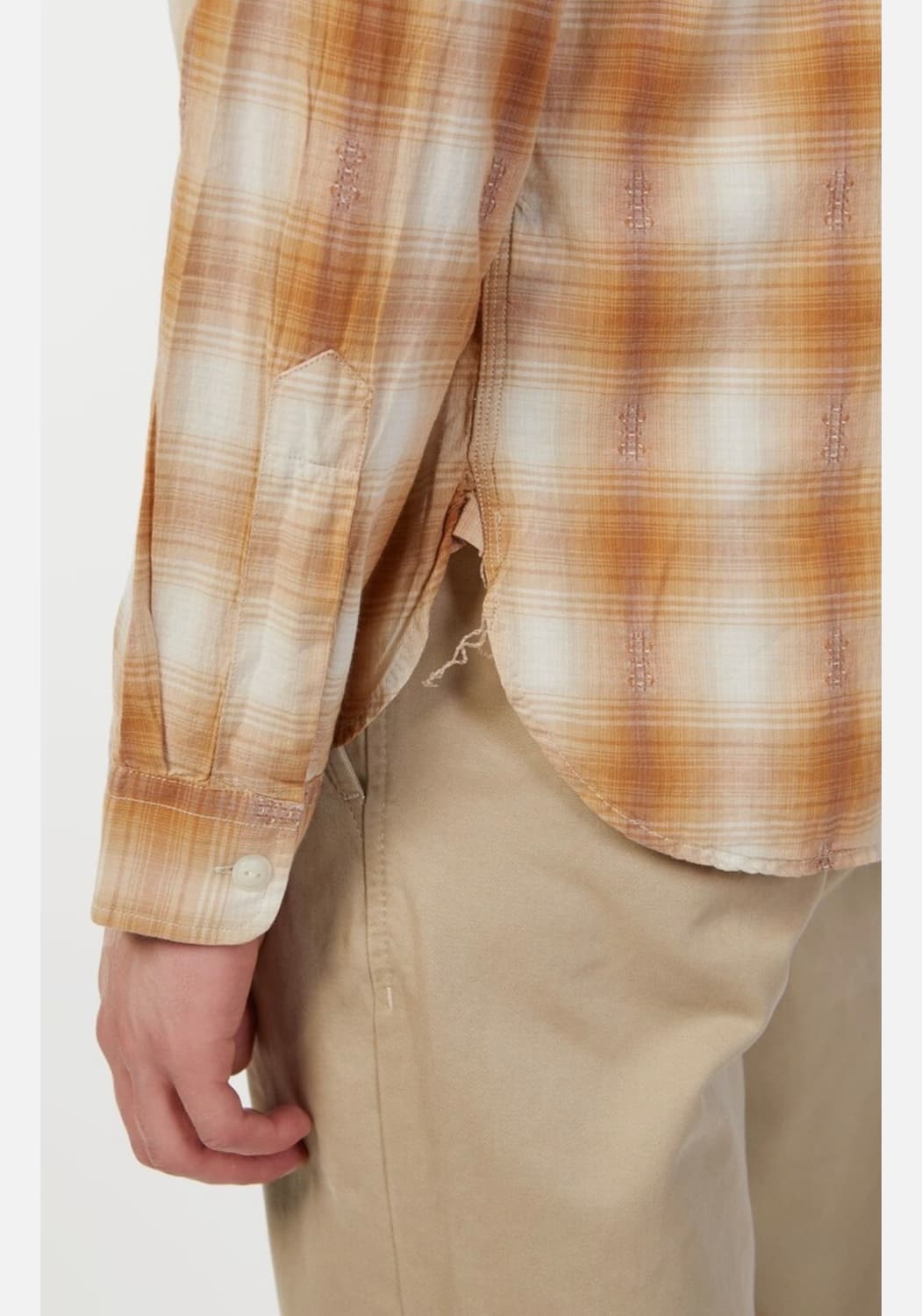 RRL 더블알엘 옴브레 체크 셔츠 M 상품이미지4