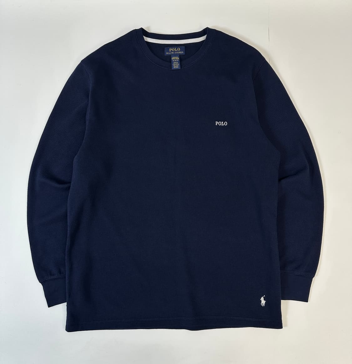 폴로 와플 롱슬리브 신형 xl 상품이미지1