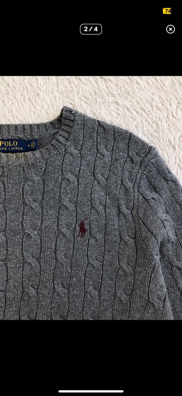 폴로 랄프 로렌 꽈배기 니트 상품이미지2