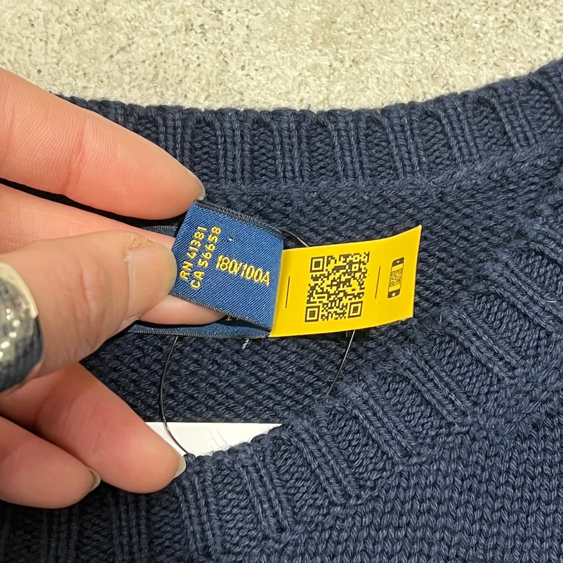 폴로 랄프로렌 신형큐알 니트 s09792 상품이미지6