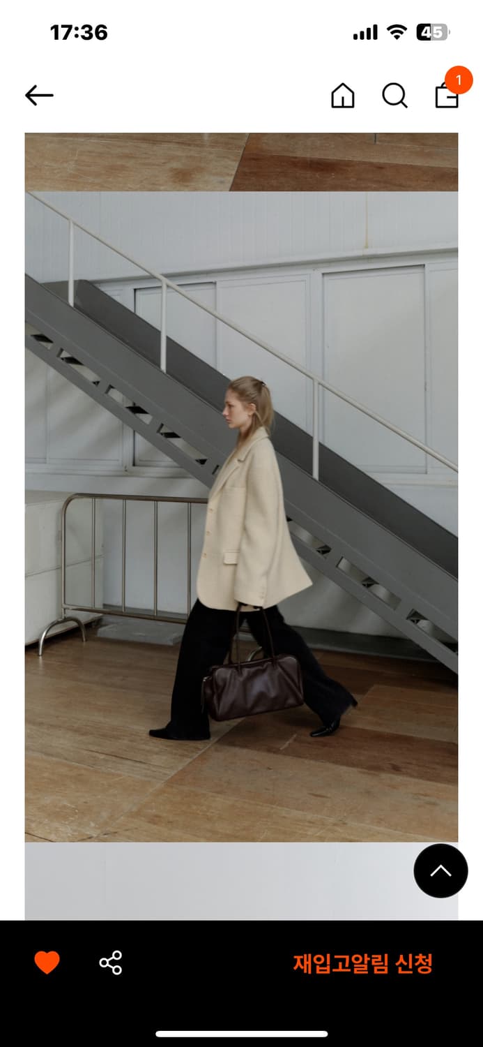 108파운드 헤어리 울 하프자켓 버터컬러 상품이미지3