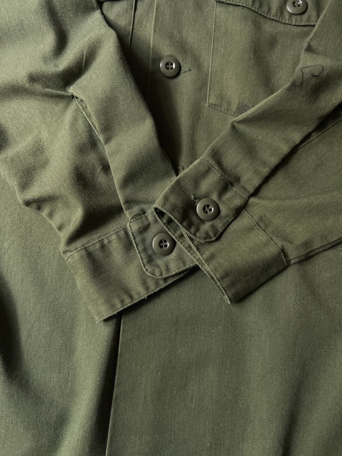 [M]80's 오리지널 U.S ARMY OG-507 셔츠 상품이미지5