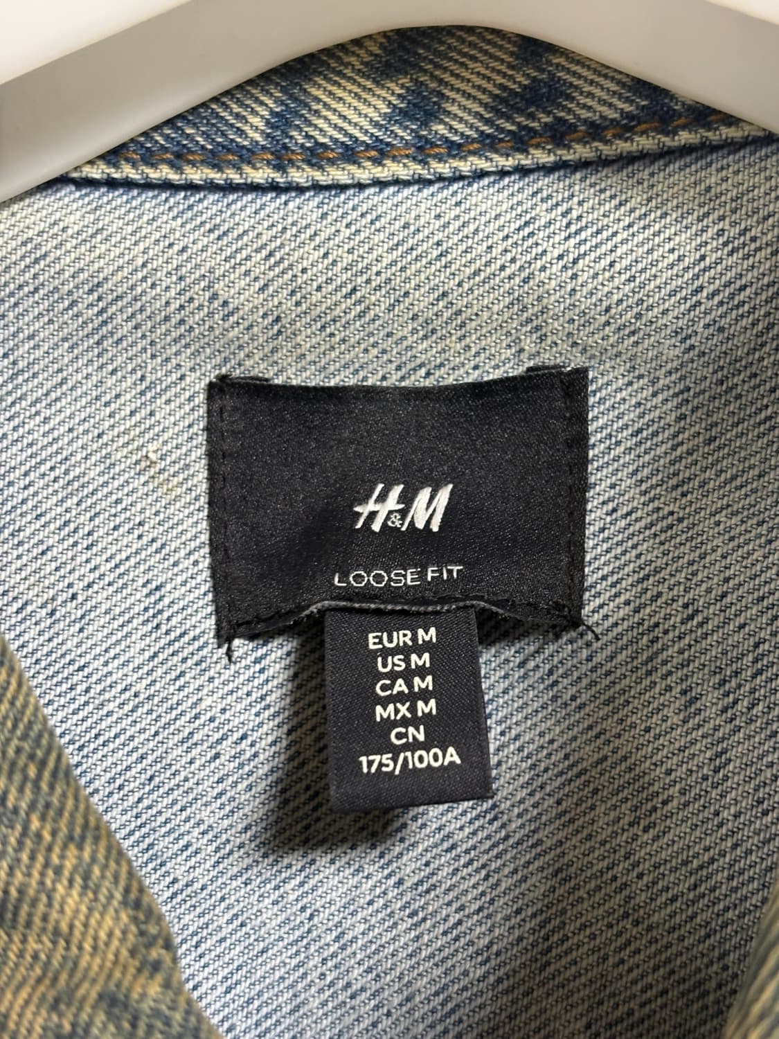 H&M 워싱 데님 자켓 (새상품) 상품이미지4